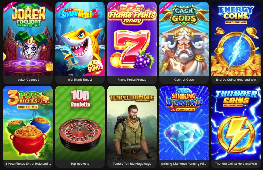 Top UK Casino Games at MrPunter