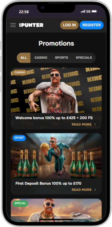 Mobile App Bonuses for UK Players at Mr Punter casino UK
