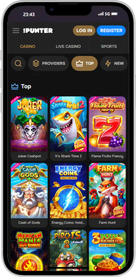 Mobile Games at MrPunter Casino UK